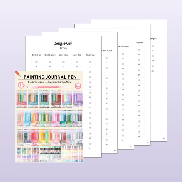 Languo Gel 24-Pack (213 pcs, 207 colors)
