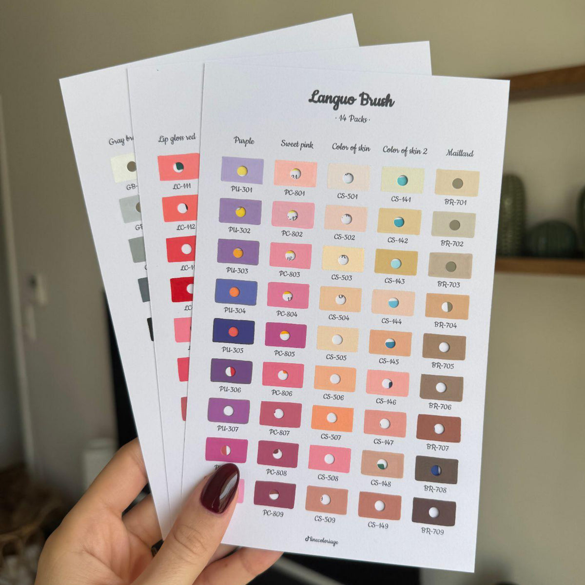 Languo Brush 14 Packs (126 colors)