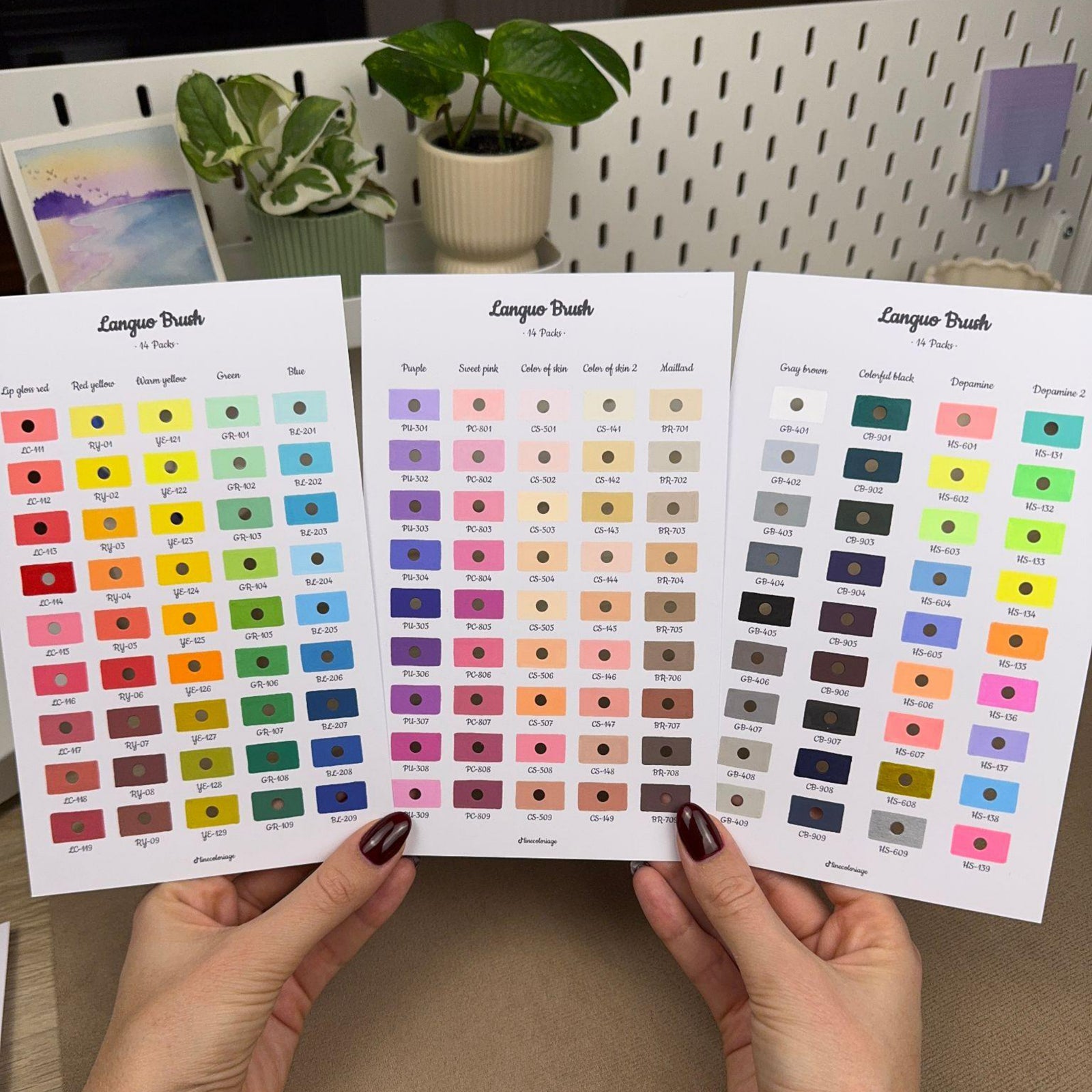 Languo Brush 14 Packs (126 colors)