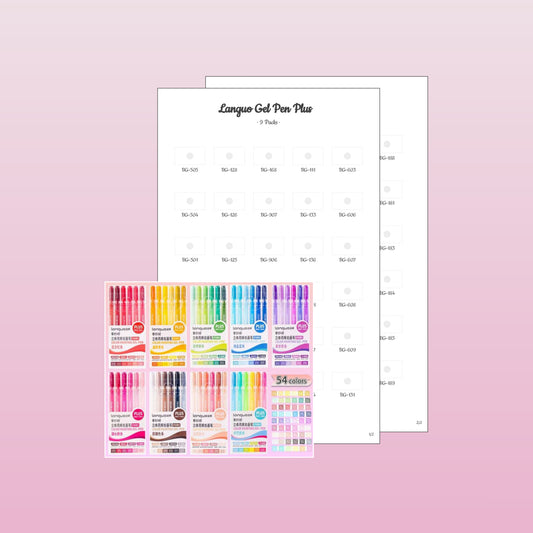 Languo Gel Pen PLUS 9 Packs