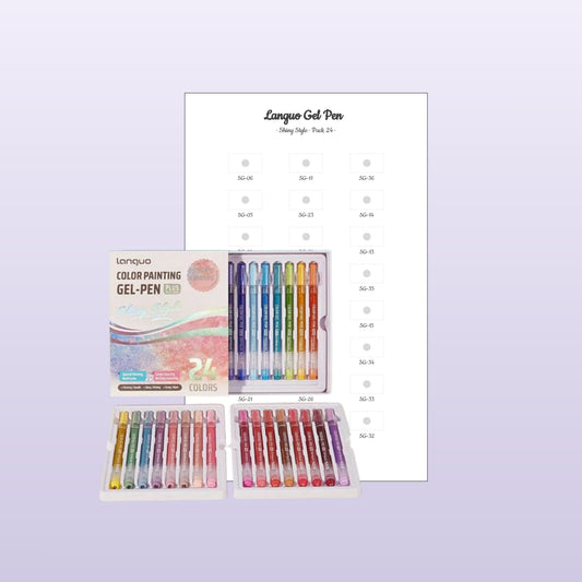 Languo Gel Pen Shiny Style 24