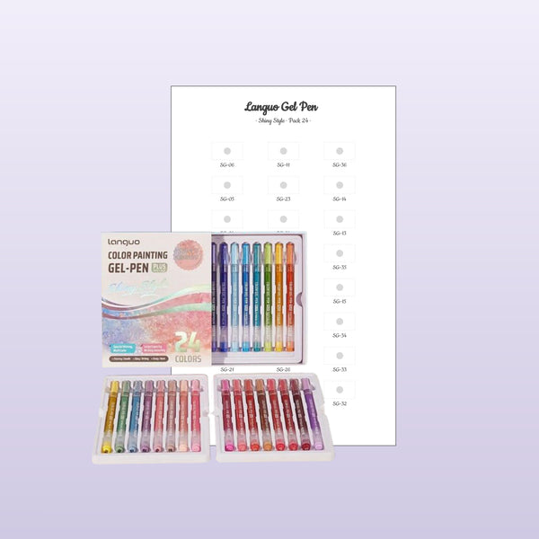 Languo Gel Pen Shiny Style 24