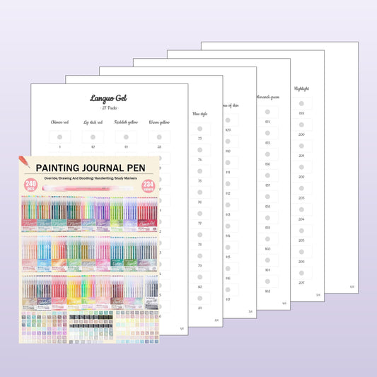 Languo Gel 27 Packs (240 pcs, 234 colors)