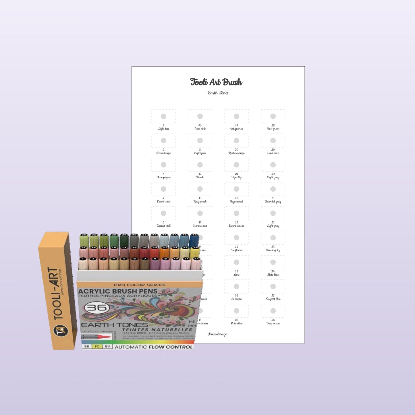Tooli-Art Brush Earth Tones (new version)