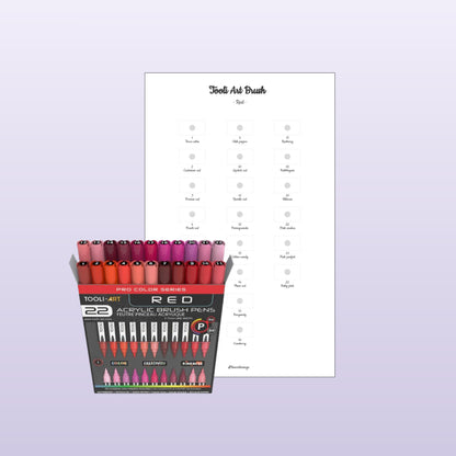 Tooli-Art Brush Red