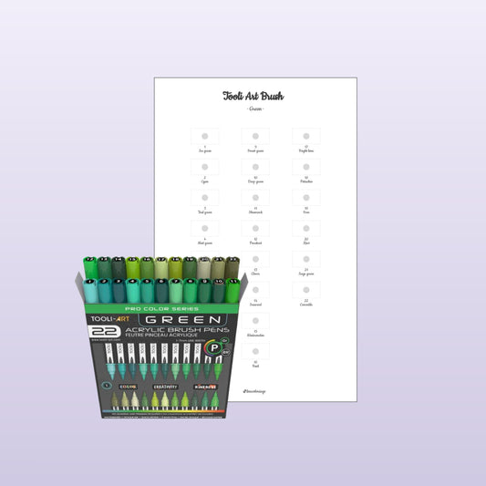 Tooli-Art Brush Green