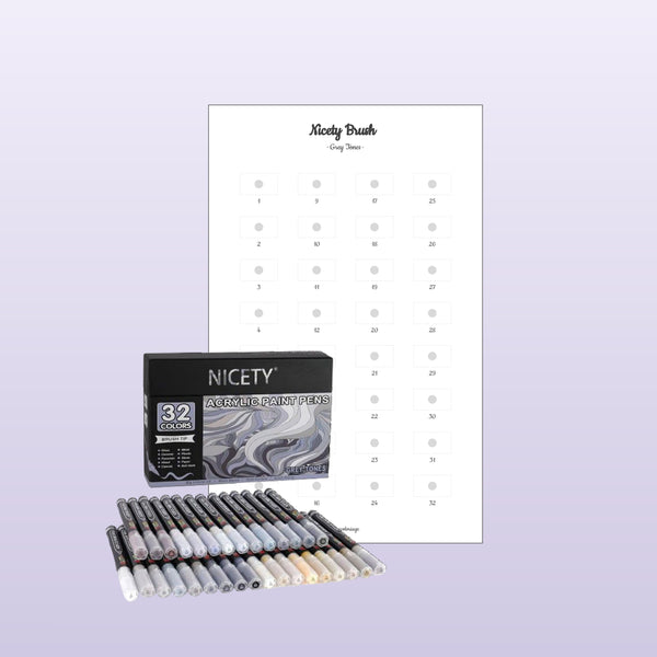Nicety Brush Grey Tones