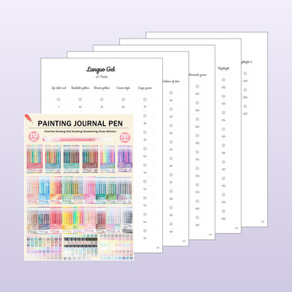Languo Gel 24 Packs (213 pcs, 207 colors)