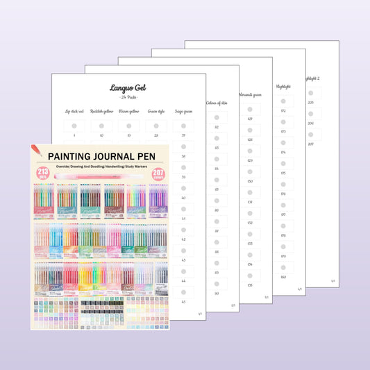 Languo Gel 24 Packs (213 pcs, 207 colors)