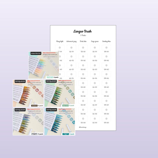 Languo Brush 5 Packs (EXTENSION du 14 Packs)