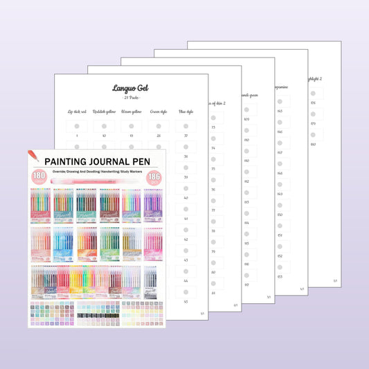 Languo Gel 21 Packs (186 pcs, 180 colors)
