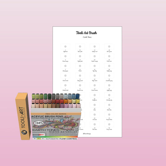Tooli-Art Brush Earth Tones (new version)