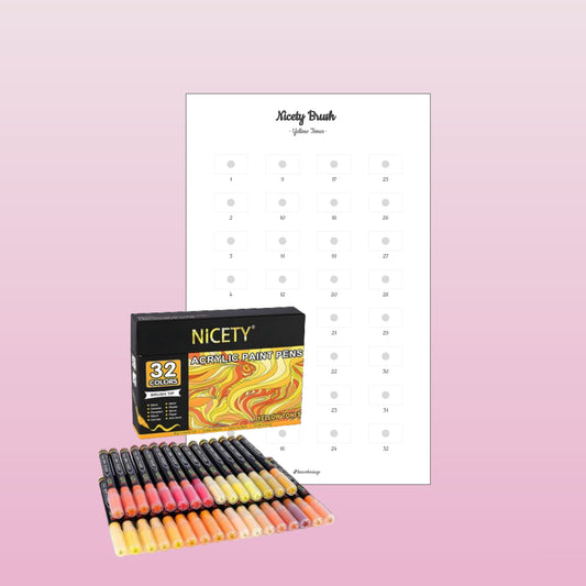 Nicety Brush Yellow Tones
