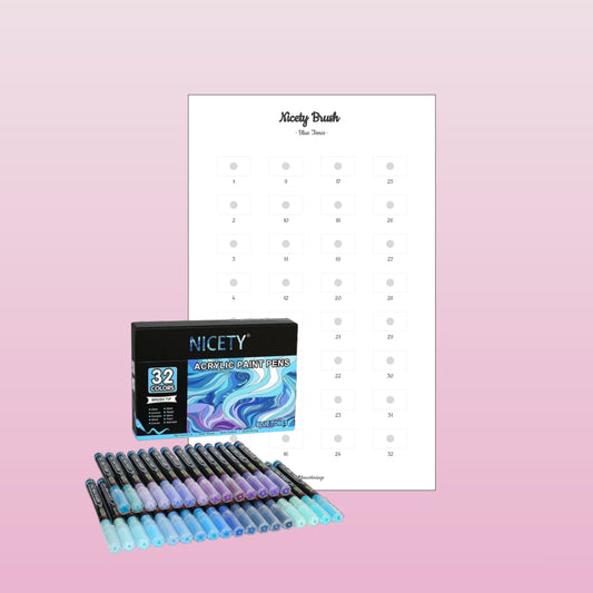 Nicety Brush Blue Tones