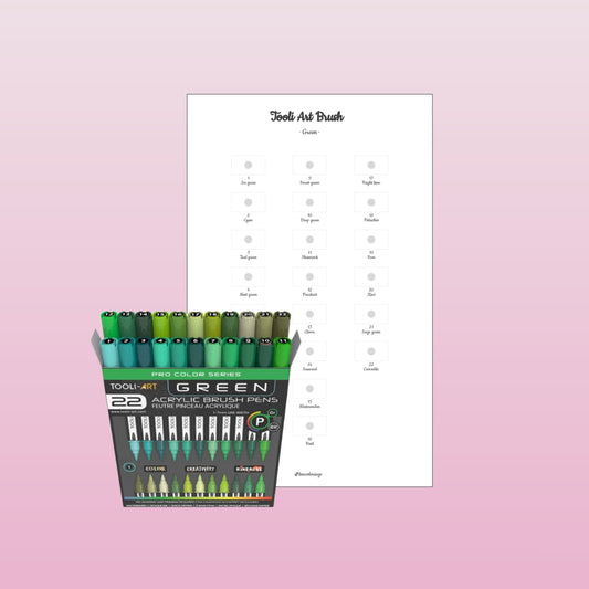 Tooli-Art Brush Green