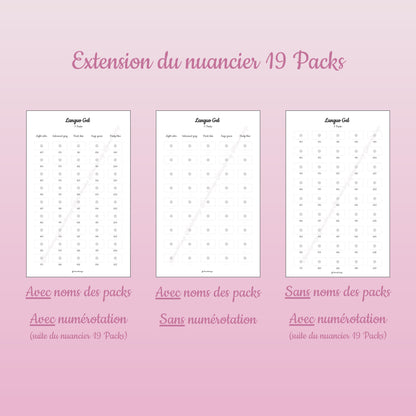 Languo Gel 5 Packs (EXTENSION du 19 Packs)