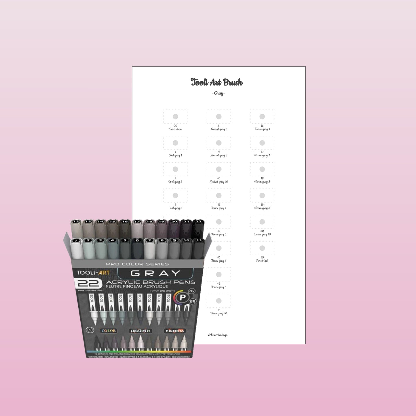 Tooli-Art Brush Gray