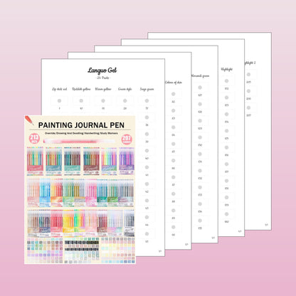 Languo Gel 24 Packs (213 pcs, 207 colors)