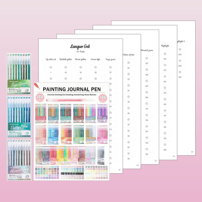 Languo Gel 24 Packs (213 pcs, 207 colors)