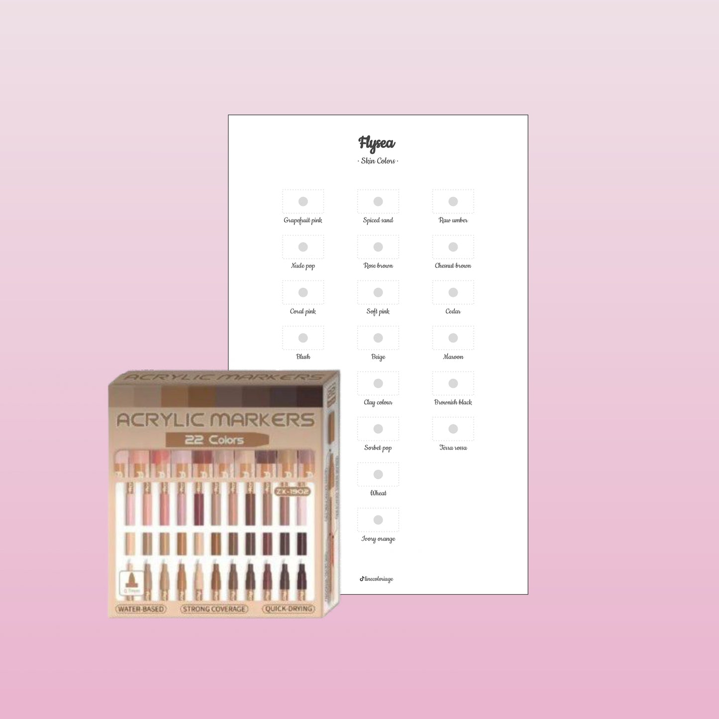 Flysea Skin Colors