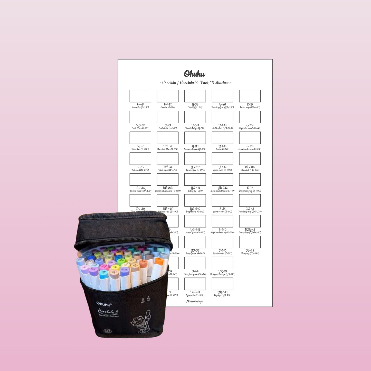 Ohuhu Honolulu / Honolulu B 48 Mid-tone