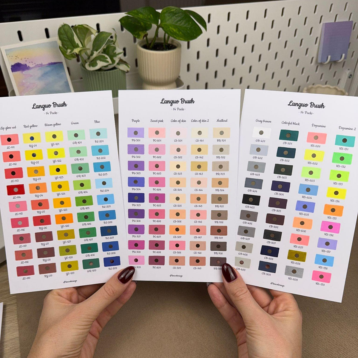 Languo Brush 14 Packs (126 colors)